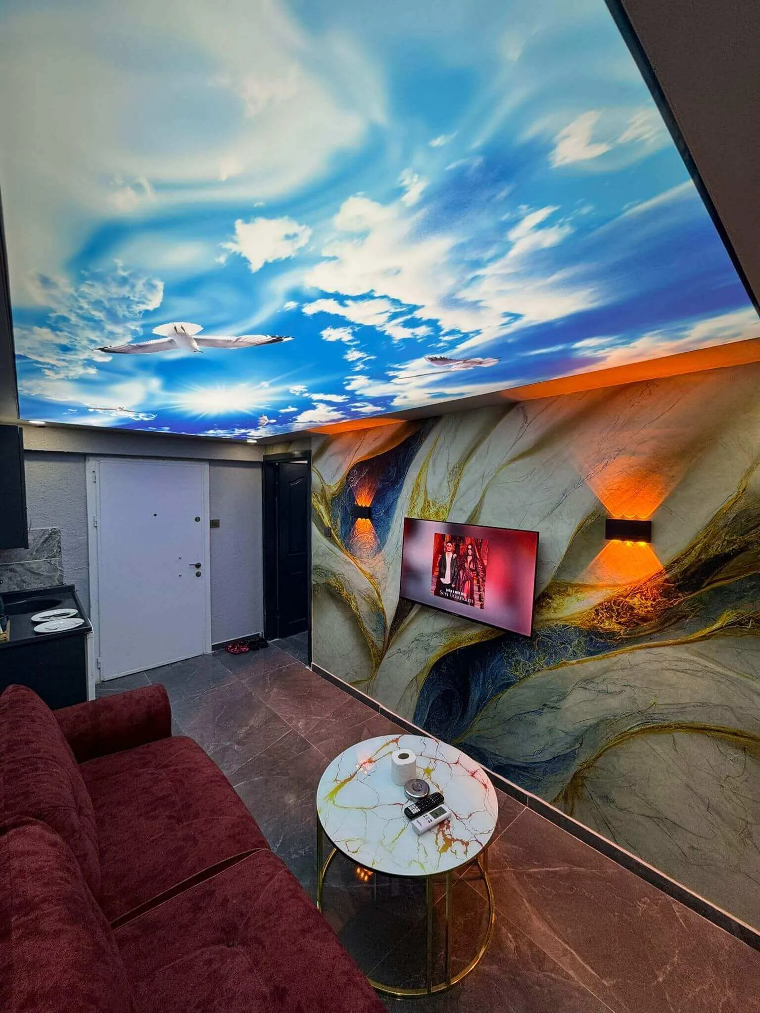 Osmangazi günlük apart aile odası görünümü