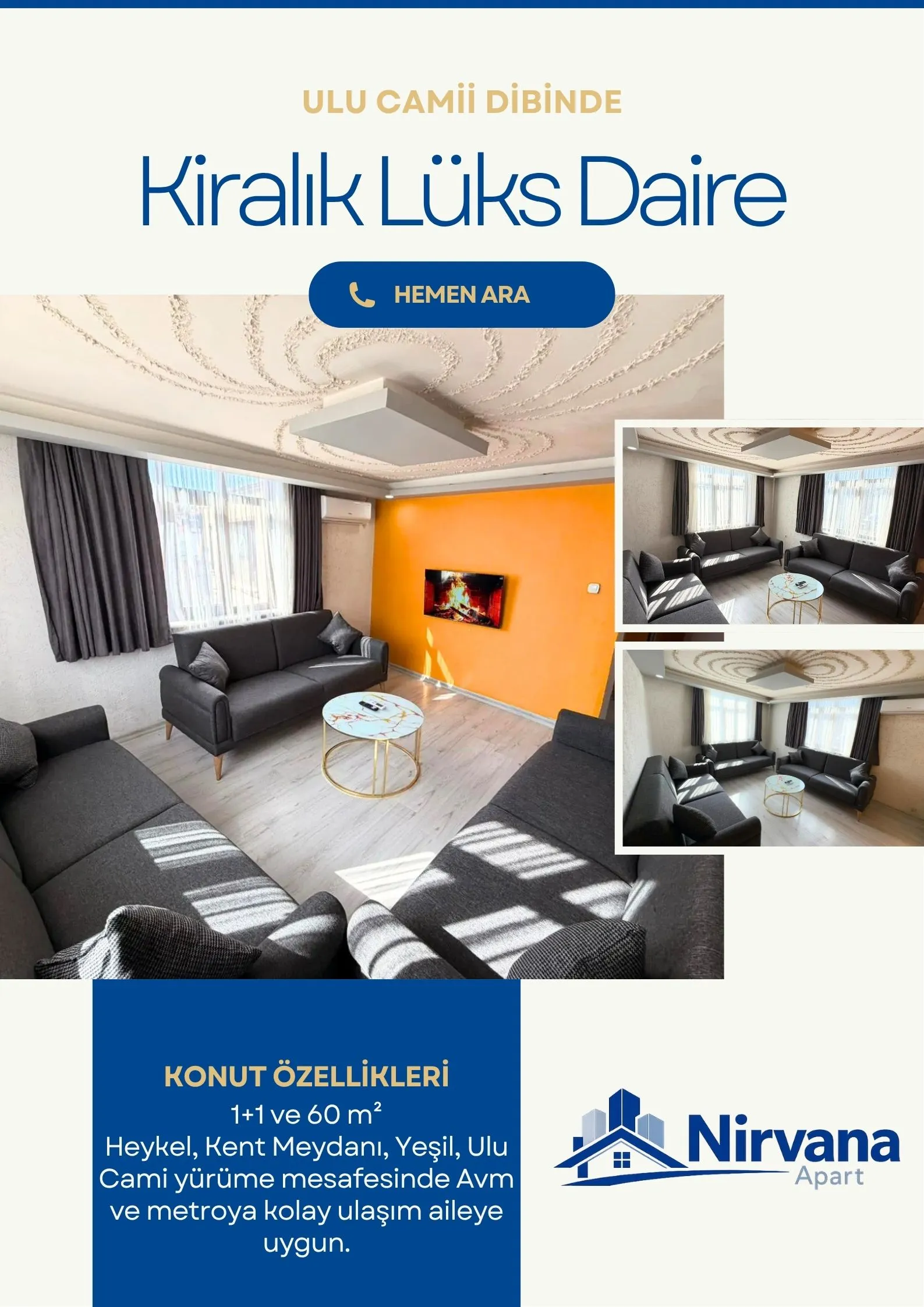 Heykel Günlük Kiralık Apart - Nirvana Bursa Apart